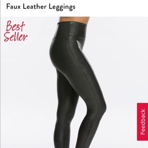 Spanx faux leather leggings